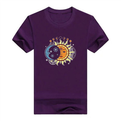 

Astrology Gifts Sun&Moon Mandala Short Sleeve Mens T-Shirt