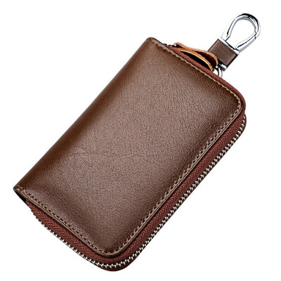 

New leather car key bag for mens&womens car keys&multi-functional household key bag