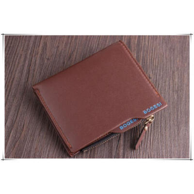 

Style Womens Leather Bifold Credit ID Card Holder Billfold Zipper Purse Wallet