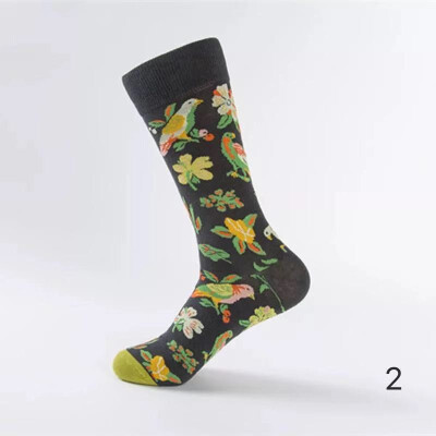 

Aa-shop 1pair New Men Women Animal Aline Chili Moutache Sloths Novelty Combed Cotton Funny Big Size crew Socks