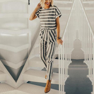 

US Women Ladies Clubwear Summer Playsuit Bodycon Party Jumpsuit Romper Trousers