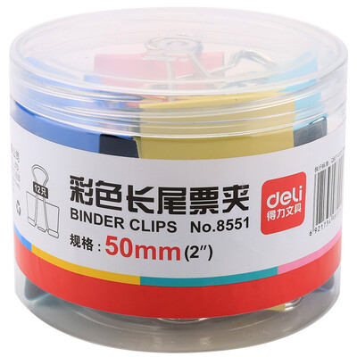 

Deli 8553 32mm color long tail clip long tail holder 24 tube