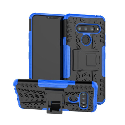 

Goowiiz Phone Case For LG V40X Power 3X Power 2Stylo 4Q StylusQ7 Armor Tire Texture Rugged Protection PCTPU Full Protection