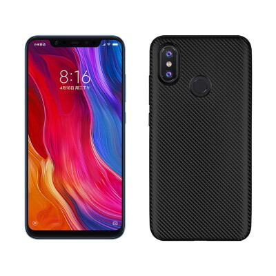 

Goowiiz Phone Case For Xiaomi Mi 88 Lite8 YouthPocoPhone F1Poco F1Note 2Note 3 Luxury Ultra-thin Carbon Fiber Soft Silicone