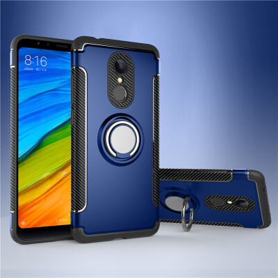 

Fivice Xiaomi Redmi 5 case PC metal ring shell magnetic car bracket TPU phone case