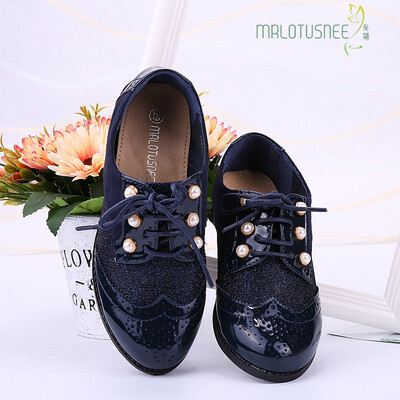 

European&American riveted childrens shoes British style single shoes
