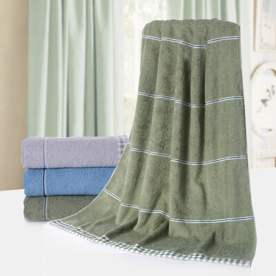 

Yaguang towel home textiles cotton plain off the peak towel towel soft water green green 360g Article 68 138cm