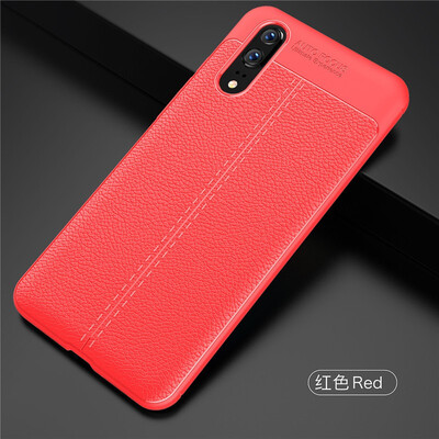 

Fivice Huawei P20 case Luxury leather TPU silicone anti-fall soft shell phone case