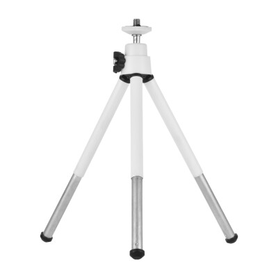 

Mini Tripod 2-Section Extendable Desktop Tripod Stand Holder 14 Inch Screw Mounts for Phone ILDC Max Load 05kg White