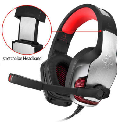 

35mm Gaming Headset Mic Headphones Stereo Surround for PS3 PS4 Xbox ONE 360 PC
