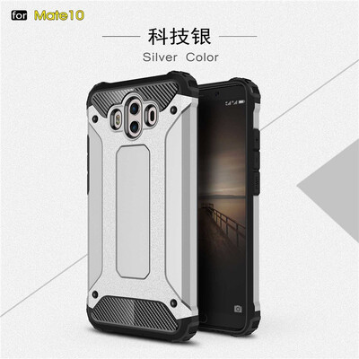 

Fivice Huawei Mate 10 case Luxury Silicone Diamond Armor PC Hard Shell Phone Case