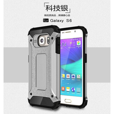 

Fivice Samsung Galaxy S6 case Luxury Silicone Diamond Armor PC Hard Shell Phone Case