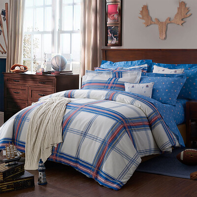 

MENGJIEJIAFANG print cotton bed set/bed kit (duvet cover/bedsheet/pillowcase