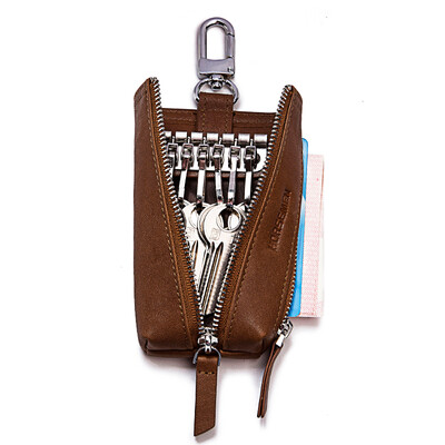 

Head layer cowhide hanging buckle car key bag fashion household key bag