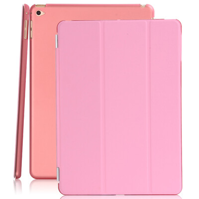

Cool Le Feng Apple iPad AIR1 Case Sleeping Wake Up / Sandue Кожаный чехол / Держатель Кожаный чехол Матовая оболочка iPad air1 Flat Case 9.7 "- Pink