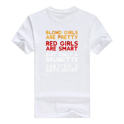 

Brunettes Can Steal A Boys Heart Funny Brunette Shirt