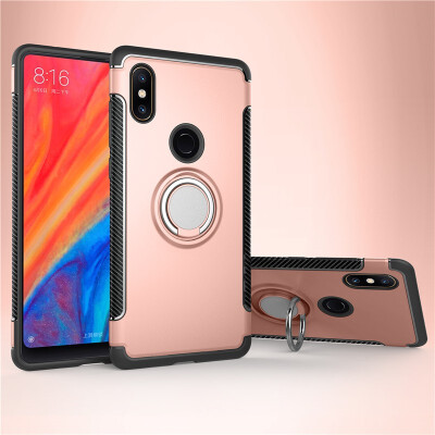 

Fivice Xiaomi Mi Mix 2S case PC metal ring shell magnetic car bracket TPU phone case