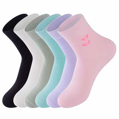 

LifeWheel Women Bamboo Casual Long Sock Girl Fashion Athletic Gift Summer Socks