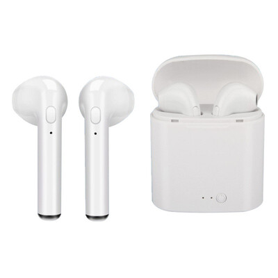 

Hot sale i7s TWS mini bluetooth headset wireless stereo headset with microphone charging box for all smartphones