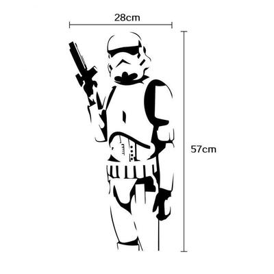 

Star Wars Stormtrooper Wall Sticker Vinyl Decal DIY Kids Bedroom Decor Art Mural