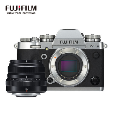 

Fuji FUJIFILM X-T3XT3 XF35 F2 micro single black body camera 2610 million pixels folding touch screen 4K