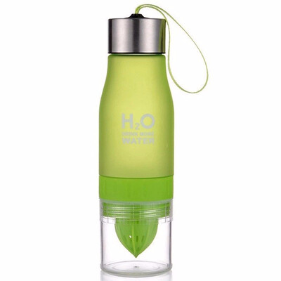 

Outdoor Xmas Gift 650ml Infuser Water Bottle plastic Fruit infusion Kids Drink Outdoor Sports bottle Juice lemon Portable Kettle
