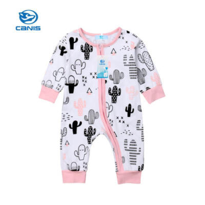 

Newborn Infant Baby Boys Girls Zipper Romper Bodysuit Jumpsuit Outfit Playsuit