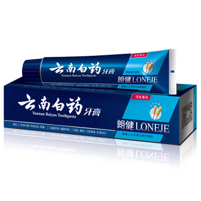 

Yunnan Baiyao Longjian toothpaste 120g (refreshing mint flavor) (for smokers