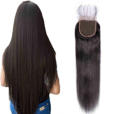 

Bundles with Closure Brazilian Virgin Hair Body Wave Kinky Curly Bundles Straight with 4x4 Lace frontal Closure Human Hair Weaves