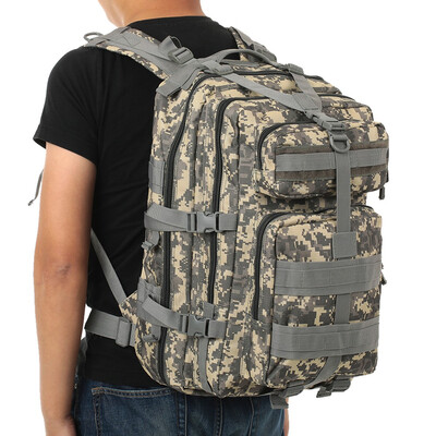 

45L MOLLE Military Tactical Assault Pack Backpack Army Molle Waterproof Bug Out Bag Small Rucksack for Outdoor Hiking Camping