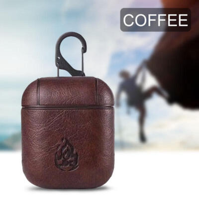 

For AirPod Case Leather Protective Earphone Shell Case Cover Apple Airpods Pods