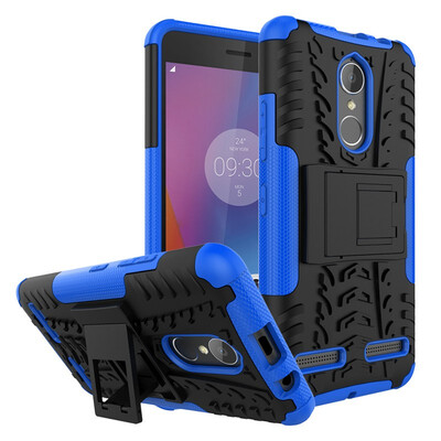 

Fivice Lenovo K6K6 Power Case TPU anti-fall tire pattern back clip bracket phone case
