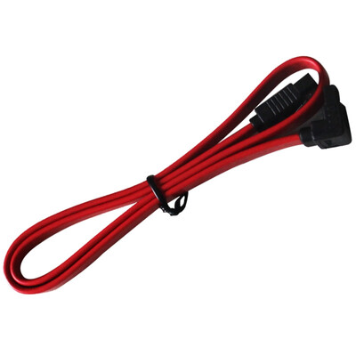 

(Huzo Выгоды) SATA3 0,5 м красных линий данных привода (прямая искривленный / HZ-S1612)