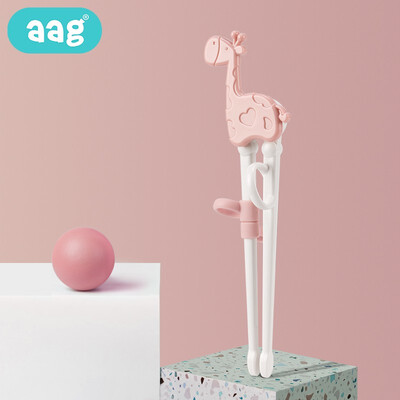 

Babycare 1Pair Cartoon Baby Chopstick Kid Safety Food Grade Silicone Reusable Learning Training Chopsticks Tableware Accessories