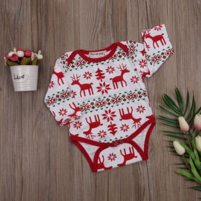 

Christmas Toddler Infant Newborn BabyKid Bodysuit RomperJumpsuit Clothes Outfit