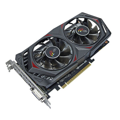 

ASL GeForce® GTX 1050Ti 4G D5 Gaming Graphic Card 128bit NVIDIA GDDR5 GP107 7008MHz 290-1392MHz DPHDMIDVI 768units DirectX12 Vid