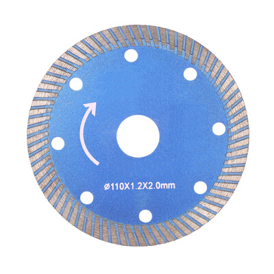 

1101220mm Diamond Cutting Disc Saw Blade Continuous Turbo Diamond Blade with 8 Cooling Holes 20mm Inner Diameter Microlite Inci