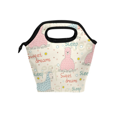 

Lunch Bag Tote Bag Sweet Sleep Travel Picnic Organizer Lunch Holder Handbags Lunch Bag Box for Office