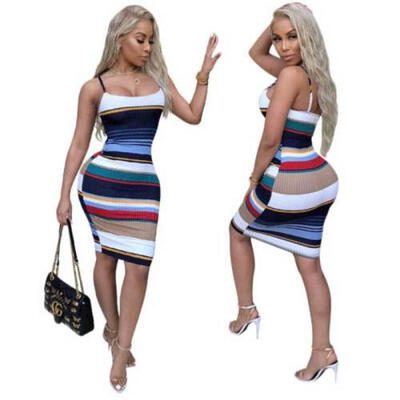 

Women Bodycon Slim Short Midi Dress Evening Cocktail Party Clubwear Pencil Dress