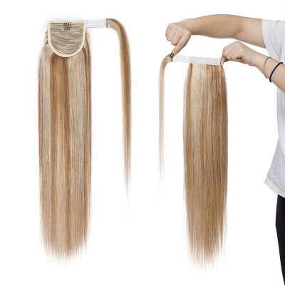 

Human Hair Ponytail Extension Wrap 100 Real Remy Premium Long Straight Human Hair Silky Soft Hairpiece