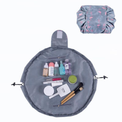 

USA Drawstring Toiletry Bag Lazy Makeup Bag Quick Pack Waterproof Travel Bags