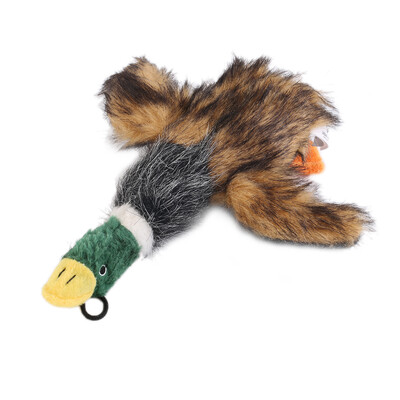 

Cute Pet Dog Puppy Stuffed Squeaking Toy Plush Honking Duck Puppy