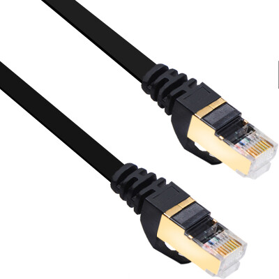 

Sanba (SANBAO) CAT-703W seven class of pure copper-plated double-shielded flat cable white 3M