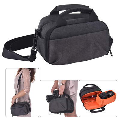 

Camera Bag Waterproof DSLR Shoulder Bag with USB External Charging Port for Canon Nikon Sony Camera Accessories Laptops Tablets Bi