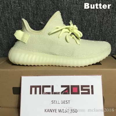 

MCLAOSI SELL BEST 350v2 New Color Static butter&sesame running shoes with 350v2 sports shoes best quality