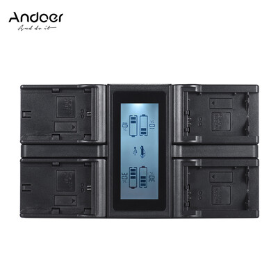 

Andoer NP-FZ100 4-Channel LCD Digital Camera Battery Charger for Sony A7III A9 A7RIII A7SIII