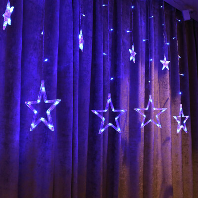 

BRELONG LED stars curtain lights Decorative lantern 138LED EU