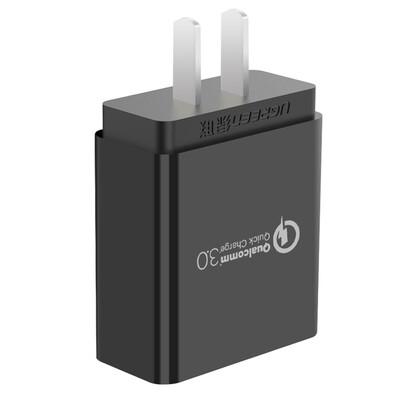 

Green Union QC3.0 fast charge charger flash charging head single port USB plug Andrews mobile phone fast power adapter support music as millet 5 Samsung Huawei 20838 black