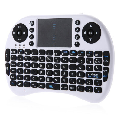 

iPazzPort KP - 810 - 21 24GHz Mini I8 Multifunction Portable Wireless QWERTY Keyboard with Touchpad Mouse