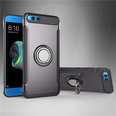 

Fivice Xiaomi Redmi note 3 case PC metal ring shell magnetic car bracket TPU phone case